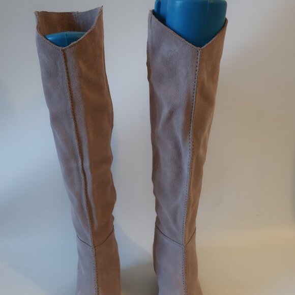 NWOB Womens Free People Beige Suede Western Boots 36 US/6 - Picture 4 of 12